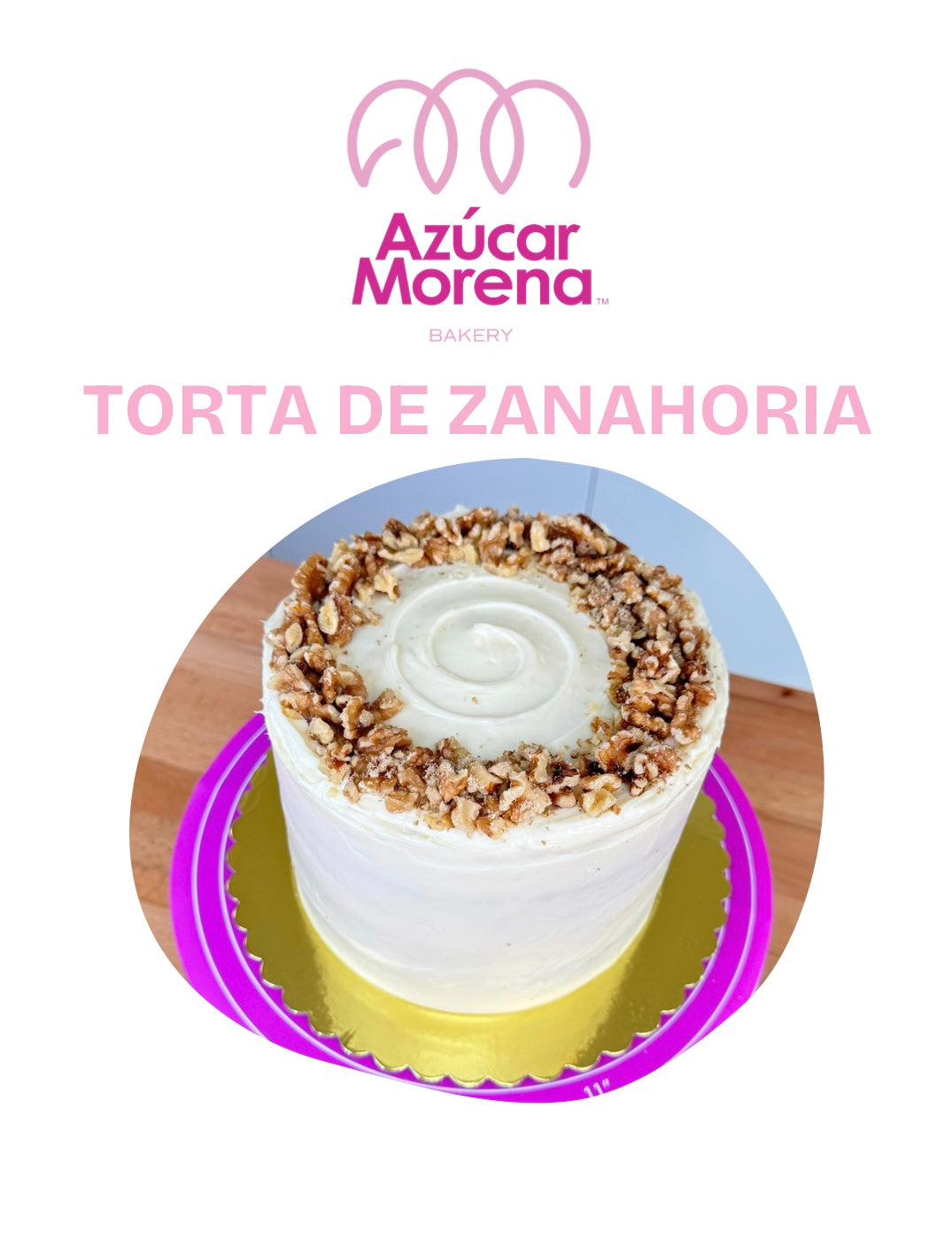 Clase Online: Torta de Zanahoria y Frostin de Queso Crema
