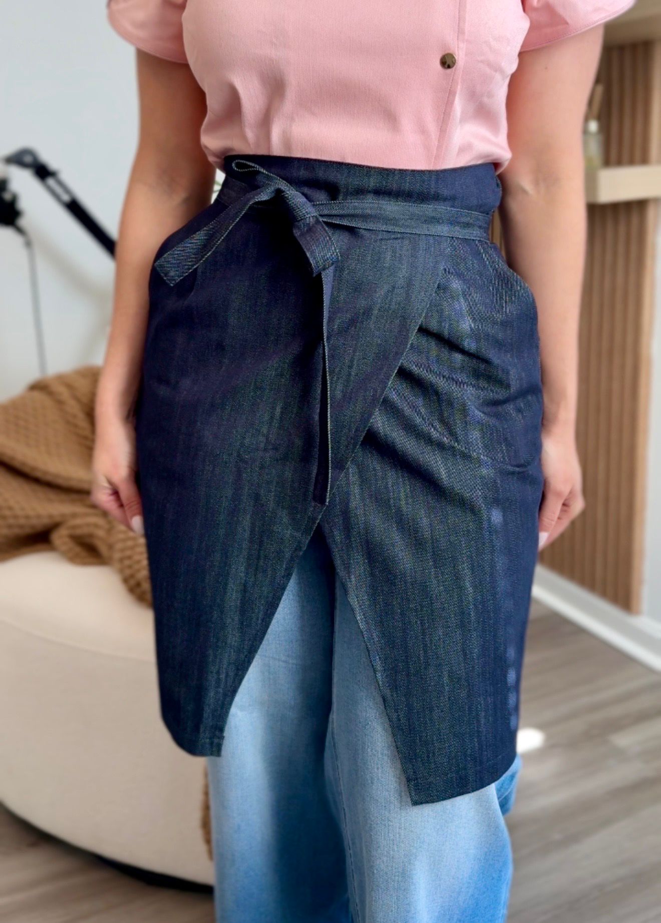 Delantal Denim Navy1